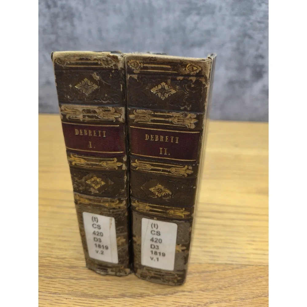 DEBRETT'S PEERAGE‎ of UNITED KINGDOM 1819, 12th Ed. Britain and Ireland Vol I-II